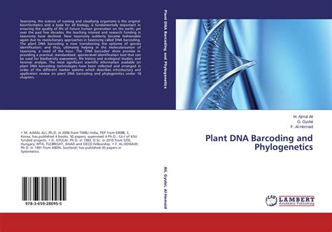 Plant DNA Barcoding and Phylogenetics, 978-3-659-28095-5, 365928095X ,9783659280955 by M. Ajmal ...