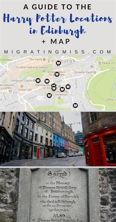 Harry Potter in Edinburgh: The Top Locations + Self-Guided Tour Map - Migrating Miss | Scotland ...