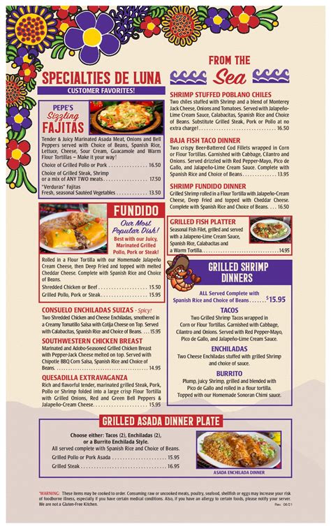 Mexican Food Arizona | Valle Luna Mexican Restaurants