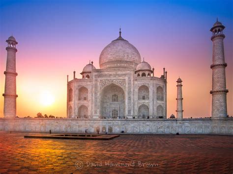 Taj Sunrise - Taj Mahal, India - David Hammond Brown