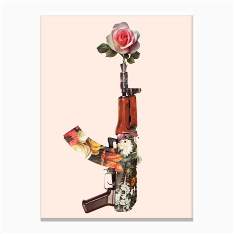 Flower Gun Art Print by Jonas Loose - Fy