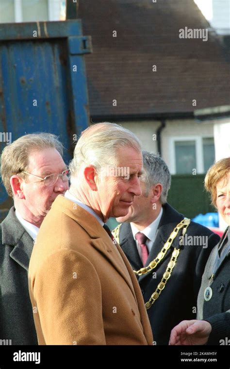 Prince Charles the Prince of Wales visits North Wales Stock Photo - Alamy