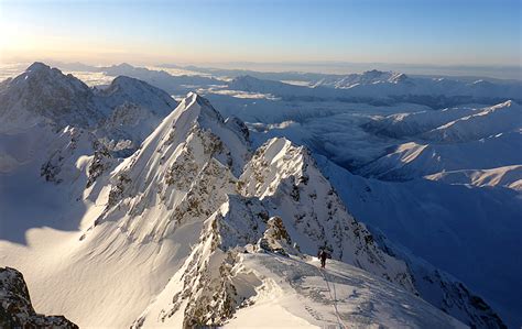 AAC Publications - Thirteen Days on Shkhara: A New Route and First Winter Ascent From the South