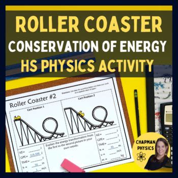 Roller Coaster Conservation of Energy Activity - No Prep High School Physics