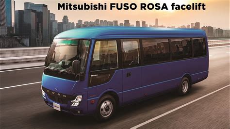 New 2021 Mitsubishi Fuso Rosa bus facelift | First Look - YouTube