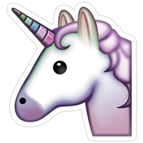 "Unicorn emoji" Stickers by EGT672 | Redbubble