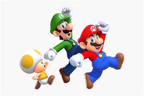 Super Mario Bros Deluxe Characters, HD Png Download - kindpng