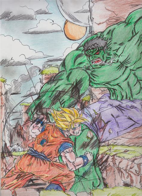 Son Goku Vs Hulk: epic Match by EndlessHope1890 on DeviantArt