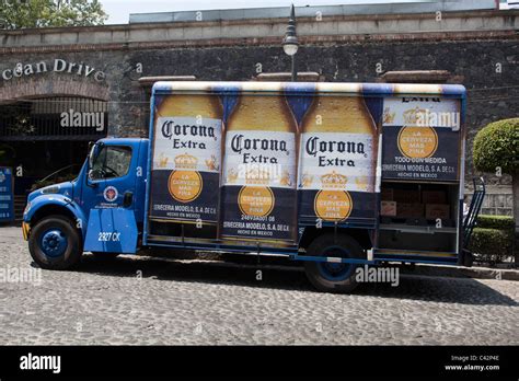 Corona Beer Delivery Truck Stock Photo - Alamy