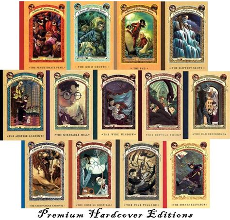 Lemony Snicket A SERIES OF UNFORTUNATE EVENTS Collection HARDCOVER ...