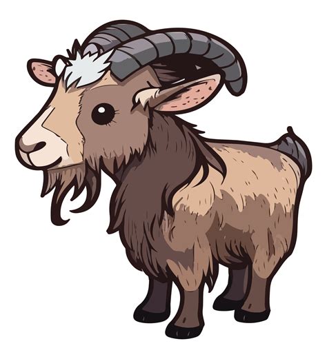 illustration of a cute goat cartoon style 22584094 PNG