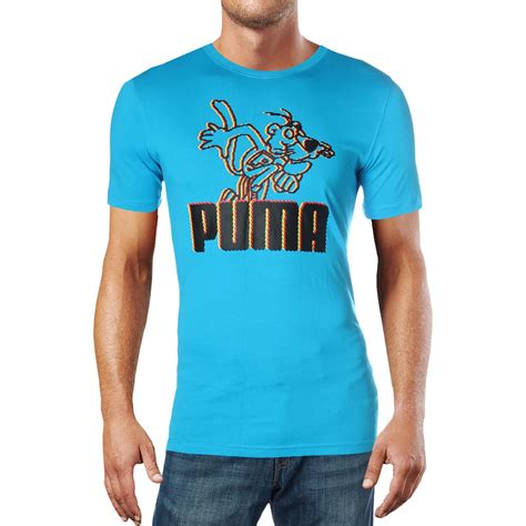 Puma Mens Play Blue Running Fitness Workout T-Shirt Athletic M BHFO 8840 | eBay