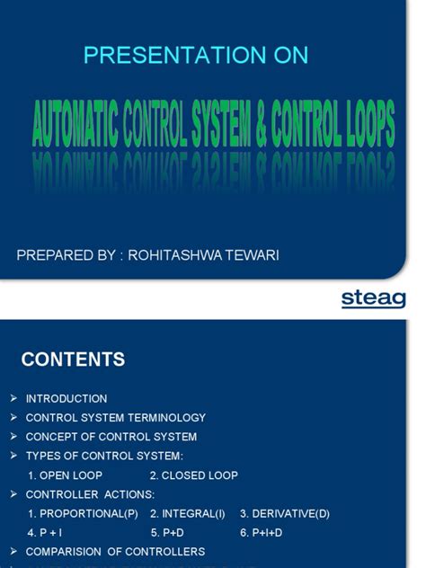 Automatic Control System and Control Loops | PDF | Control System | Control Theory