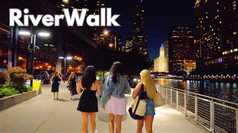 Beautiful Chicago RiverWalk Nightlife 🌸 Spring Walk on Saturday | May 18, 2024 | 4k Video - YouTube