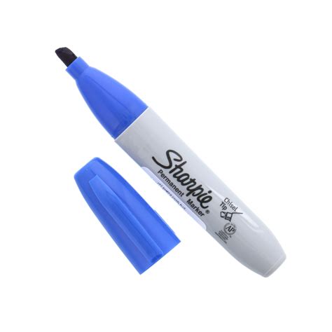 Sharpie® Chisel Tip Permanent Marker, Blue - Walmart.com - Walmart.com