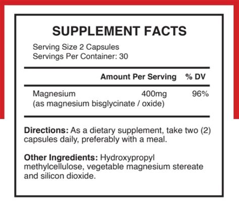 MAGNESIUM BISGLYCINATE – Malex Pharma