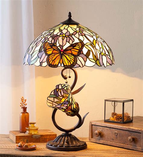 Butterfly Fairy Stained Glass Lamp TF10020 Design Toscano ...