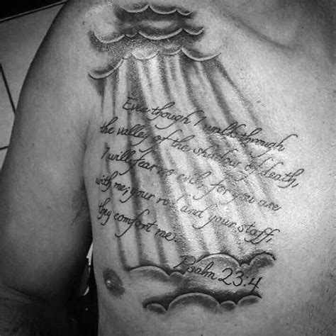 40 Psalm 23 Tattoo Designs for Men | Tattoos for guys, Tattoo designs men, Half sleeve tattoos ...