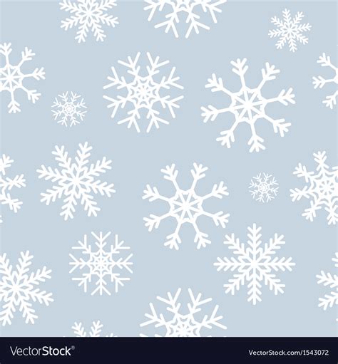 White snowflakes on gray background Royalty Free Vector