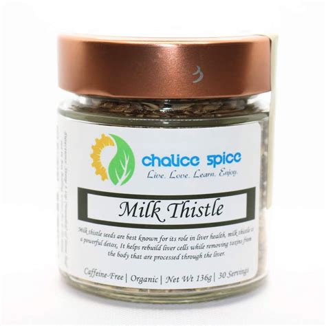 Milk Thistle Herbal Tea | Loose Leaf Organic Teas | Chalice Spice