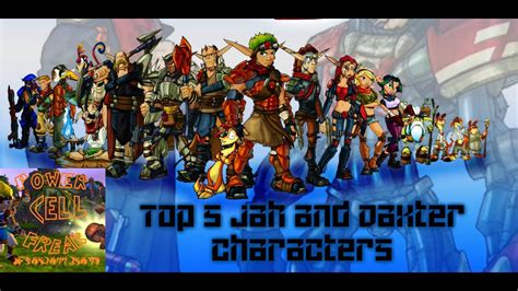 Top 5 Jak and Daxter Characters - YouTube