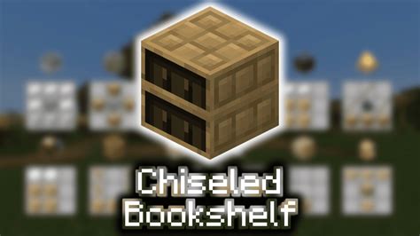 Chiseled Bookshelf - Wiki Guide - 9Minecraft.Net