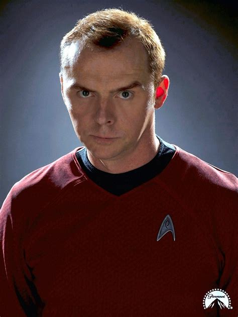 Simon Pegg as Scotty. | Star trek movies, Star trek 2009, Star trek ...