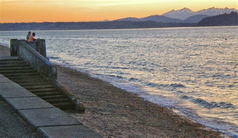 Urban Landscape, Native Landscape: Alki Beach at Sunset