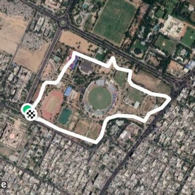 Sawai Mansingh Stadium Walk Trail - Lal Kothi, Jaipur, India | Pacer