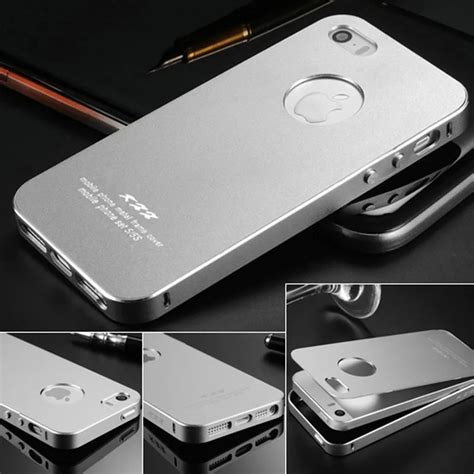 Ultrathin Aluminum Case For iPhone 5 5S SE 2 IN 1 Phone Bag Back Cover ...