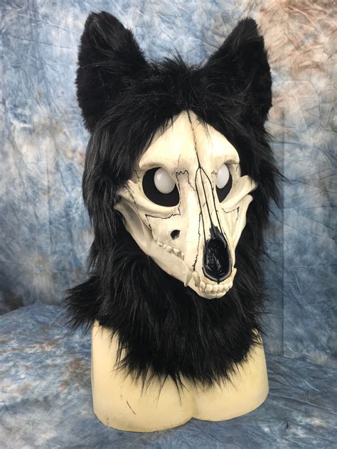 Custom Apprentice Artist Completed: Skull Dog Mask