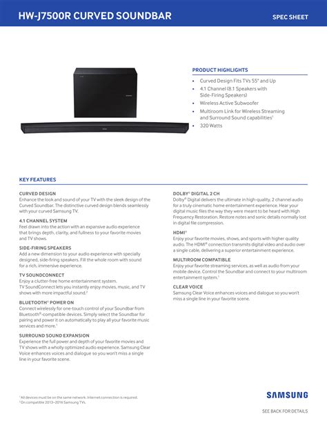 Owners Manual For Samsung Soundbar