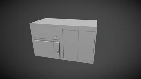 Kitchen Cabinet - Download Free 3D model by rustic.orcullo13 [de41b4a] - Sketchfab