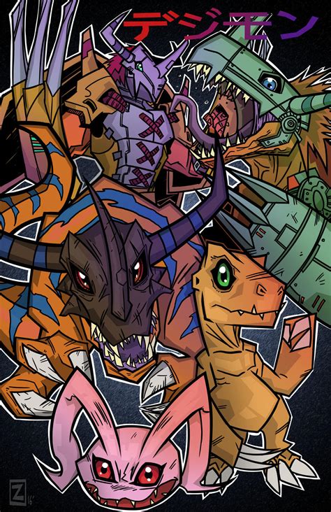 agumon digivolution print by equalizer100 on DeviantArt