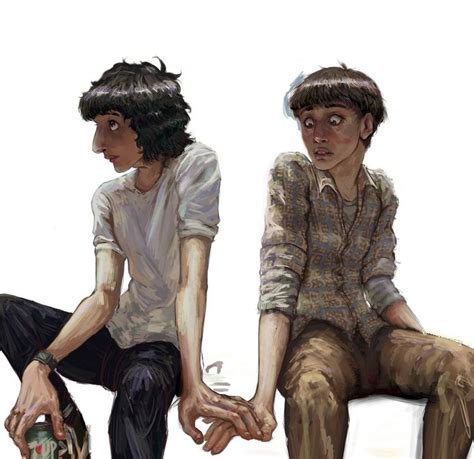 byler fan art credit- ronnieleseagoat | Stranger things art, Stranger things funny, Stranger ...