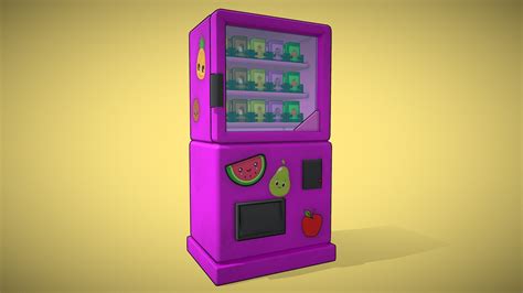 Juice vending machine - Download Free 3D model by carlosbarrera_10 [0d20203] - Sketchfab