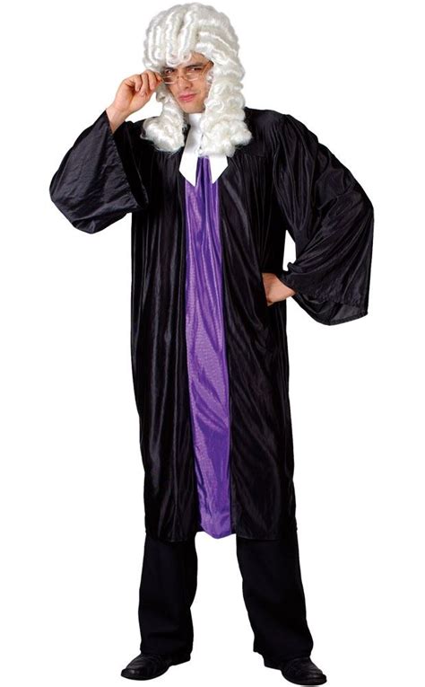 Mens High Court Judge Gown Cloak Barrister Lawyer Fancy Dress Costume | eBay