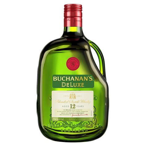 Buchanan's DeLuxe Aged 12 Years Blended Scotch Whisky, 1.75 L (80 Proof) - Walmart.com - Walmart.com