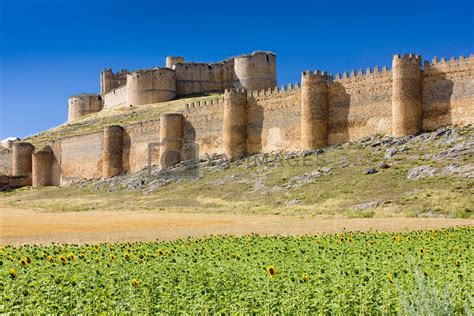 Berlanga de Duero Castle, Soria Province, Castile and Leon, Spai by phbcz Vectors ...