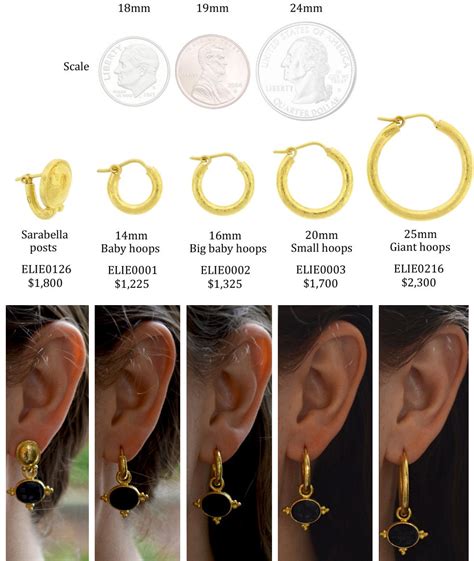 Top 24 Earring Size Chart – Home, Family, Style and Art Ideas