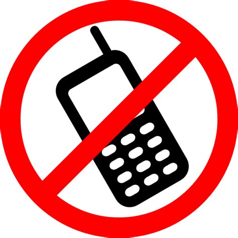 No Cell Phones Allowed Clip Art at Clker.com - vector clip art online ...