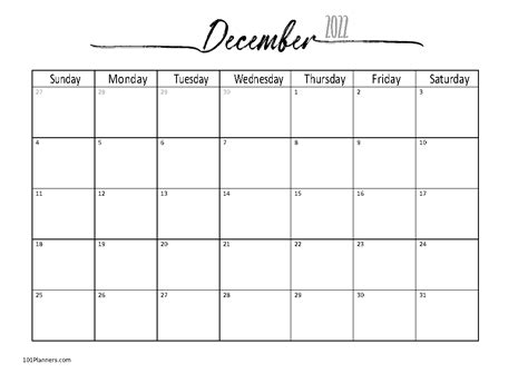 Word Calendar 2022