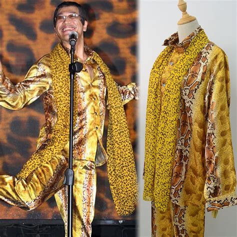 PPAP single piko Pikotaro cosplay suit and props Halloween party Comic-Con Costume with The scarf