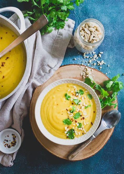 Delicata Squash Soup - Creamy Coconut Delicata Squash Soup