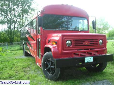 1990 Chevy School Bus Conversion For Sale, Used 1990 Chevy School Bus Conversion, TruckRvList.com