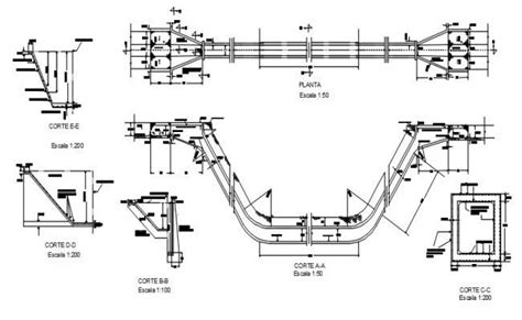 Inverted siphon drawings detail 2d view plan and section dwg file | Plumbing layout plan ...