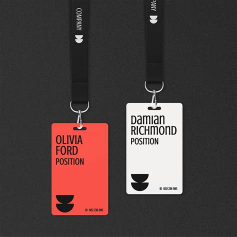 Lanyard card mockups, staff id | Premium PSD Mockup - rawpixel