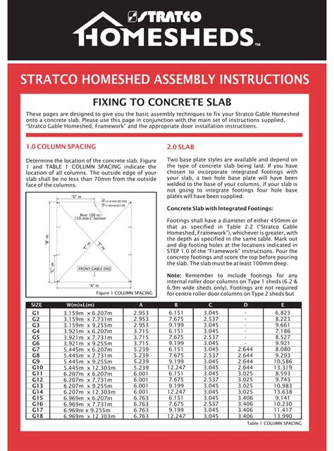 STRATCO HOMESHEDS ASSEMBLY INSTRUCTIONS Pdf Download | ManualsLib