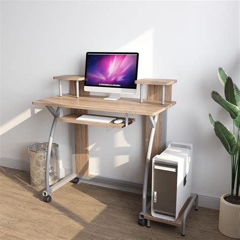 WestWood Mobile Computer Desk Office Study Laptop PC Table Workstation ...