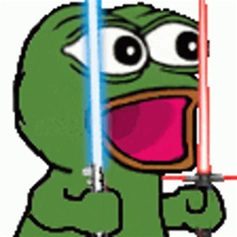 Excited Pepe GIF - Excited Pepe Sabers - Discover & Share GIFs Funny ...